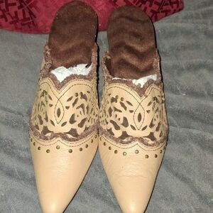 Elegant Beige Women's Mules